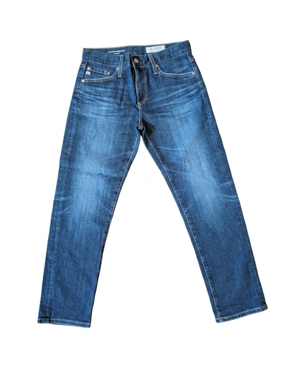 NWOT AG Adriano Goldschmied The Ex-Boyfriend Slim Jeans 27R 5 Yrs Entropy Medium